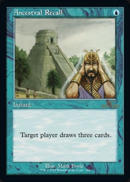 Ancestral Recall 30th Anniversary Edition - Retro Frame